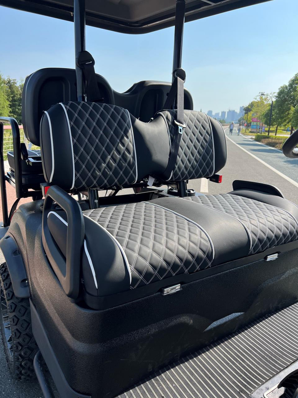 Parte alta personalizzabile elettrica massima di colore del carretto di golf di velocità 30mph espandibile