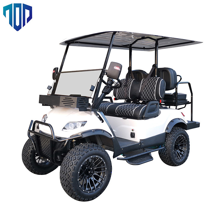 Customizable Color EV2+2G Electrical Golf Cart 25mph Fast Speed