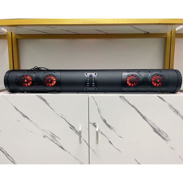 Soundbar del carrello da golf con connettore BT amplificato e illuminazione LED a 8 altoparlanti impermeabile