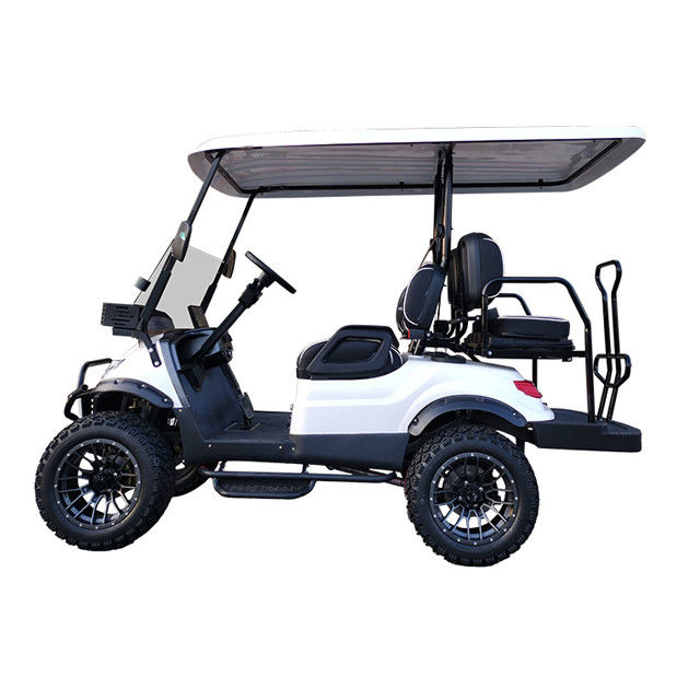 Nuovo potente carrello elettrico a batteria al litio dotato di sistema di sicurezza per l'autobus turistico Top Golf