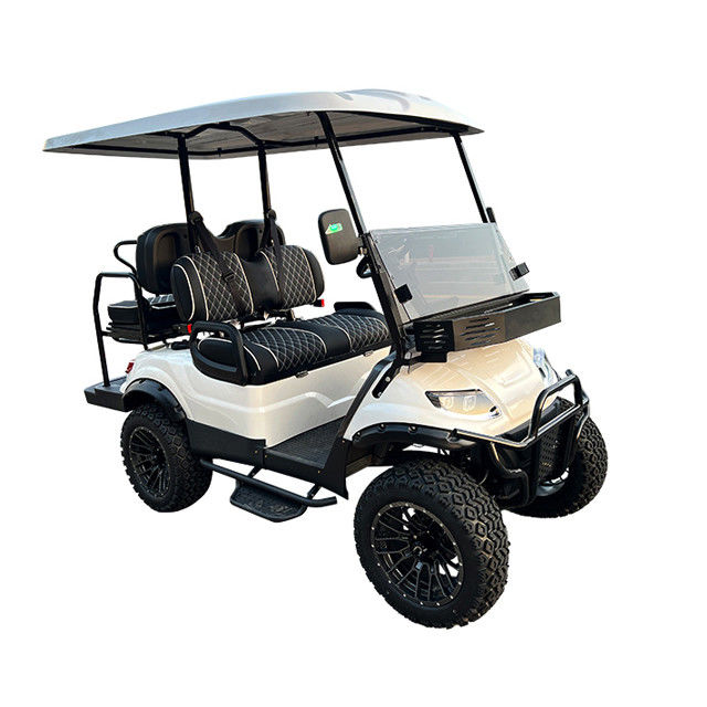 Nuovo potente carrello elettrico a batteria al litio dotato di sistema di sicurezza per l'autobus turistico Top Golf