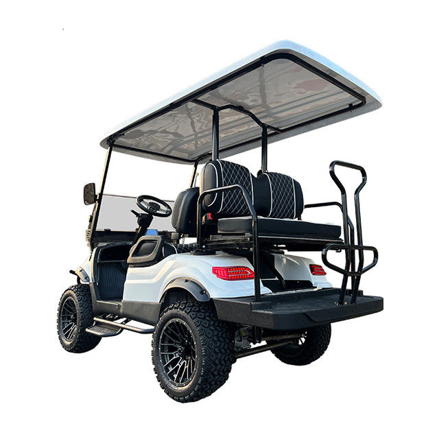 Nuovo potente carrello elettrico a batteria al litio dotato di sistema di sicurezza per l'autobus turistico Top Golf