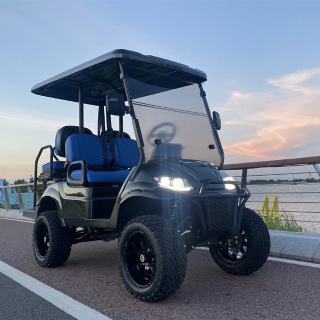 Ultime tendenze 48V 62V 72V 5KW7.5KW Motore 4 posti Nuovo carrello da golf elettrico Certificato CE