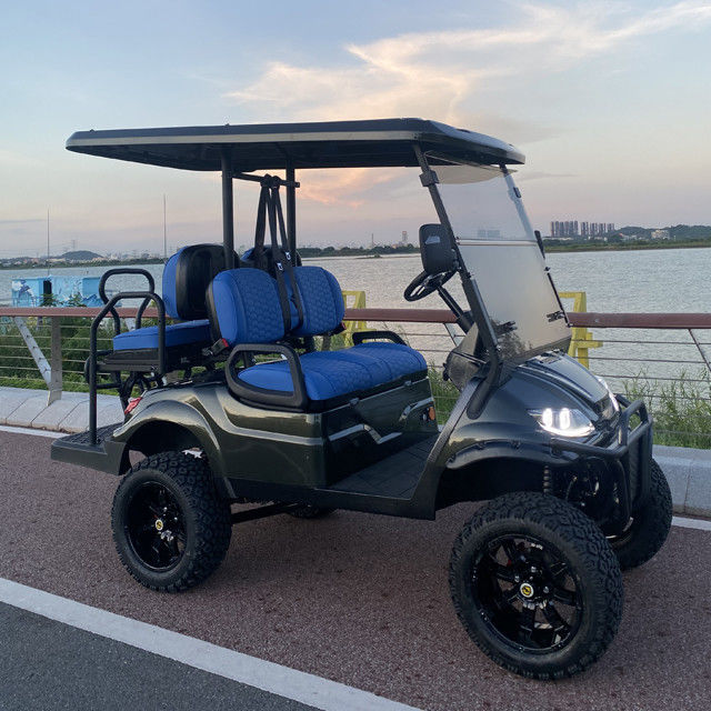 Ultime tendenze 48V 62V 72V 5KW7.5KW Motore 4 posti Nuovo carrello da golf elettrico Certificato CE