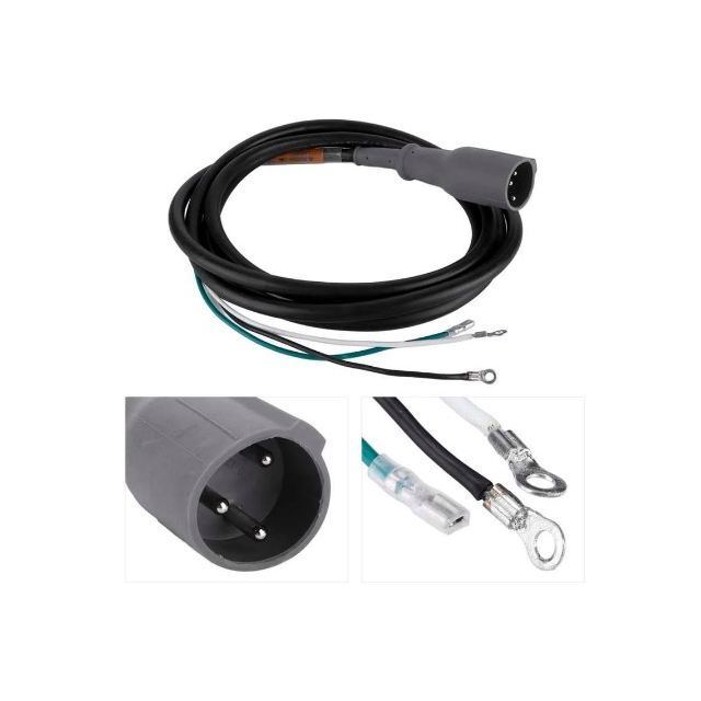 Collegamento del caricabatterie 48V per Club Car DS & Precedent 1, Collegamento maschile a 3 pin con cavo a corrente continua, sostituzione OEM# 101828901 103429001 101128901