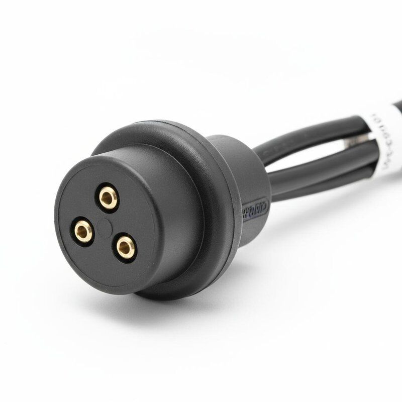 Spina per cavo di ricarica Club Car da 36 V 1016433-01 Aggiornamento Premium Design rotondo a tre pin Corpo modellato resistente alle intemperie