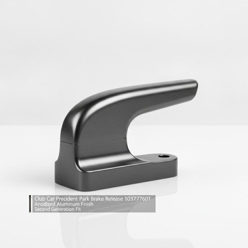Club Car Precedente Rilascio del freno di stazionamento 103777601 Sostituzione OEM Finitura in alluminio anodizzato Adatta per la seconda generazione