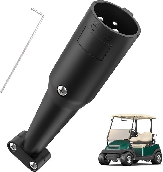 Spina del cavo di ricarica Club Car da 48 V 101828901 Solo spina di ricambio per alloggiamento in gomma stampata di ricambio OEM