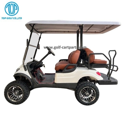 Lift Up Chassis Version Electric Golf Car , 4 Seaters Electrical Golf Cart